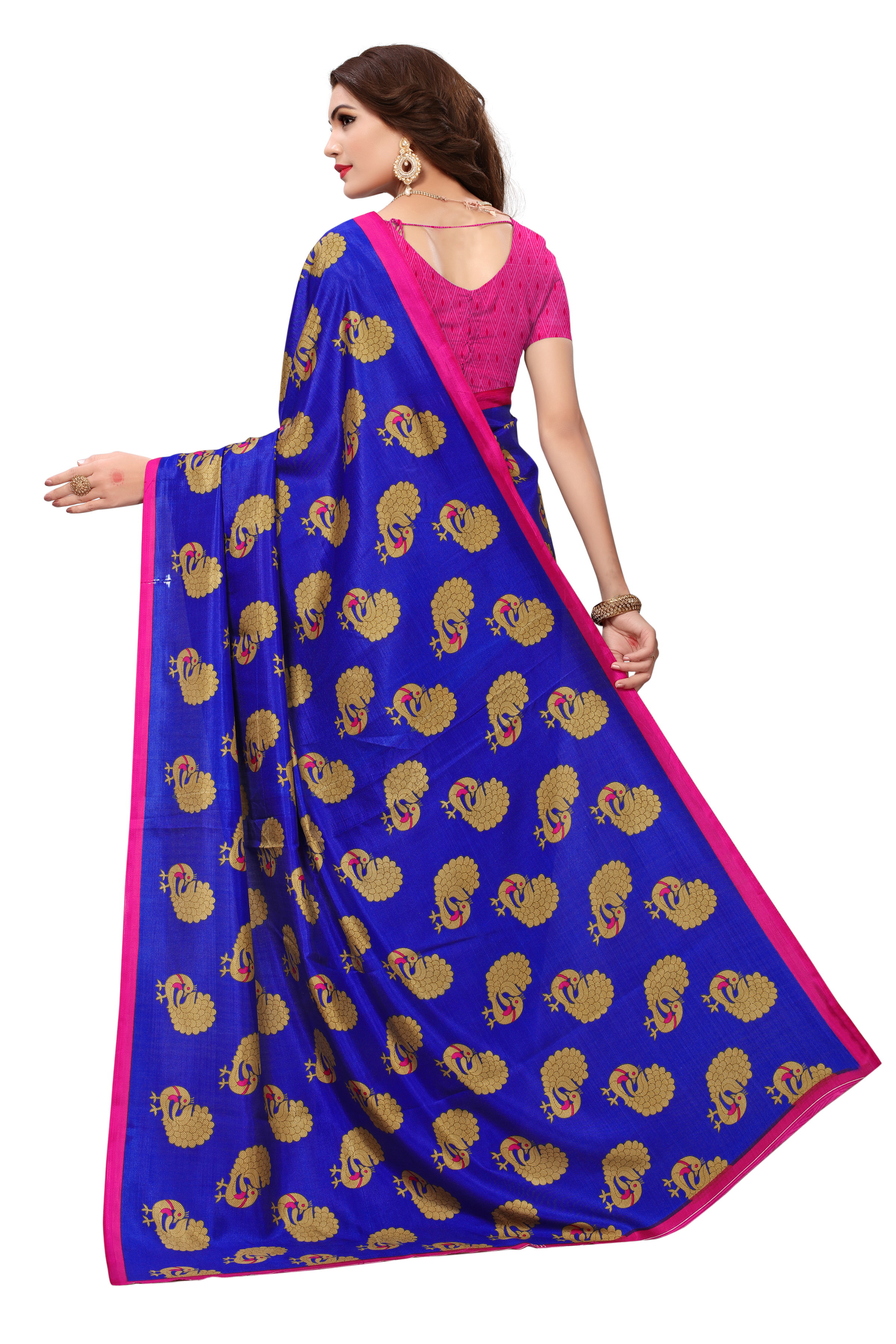 New Maalgudi Gopala Blue Saree