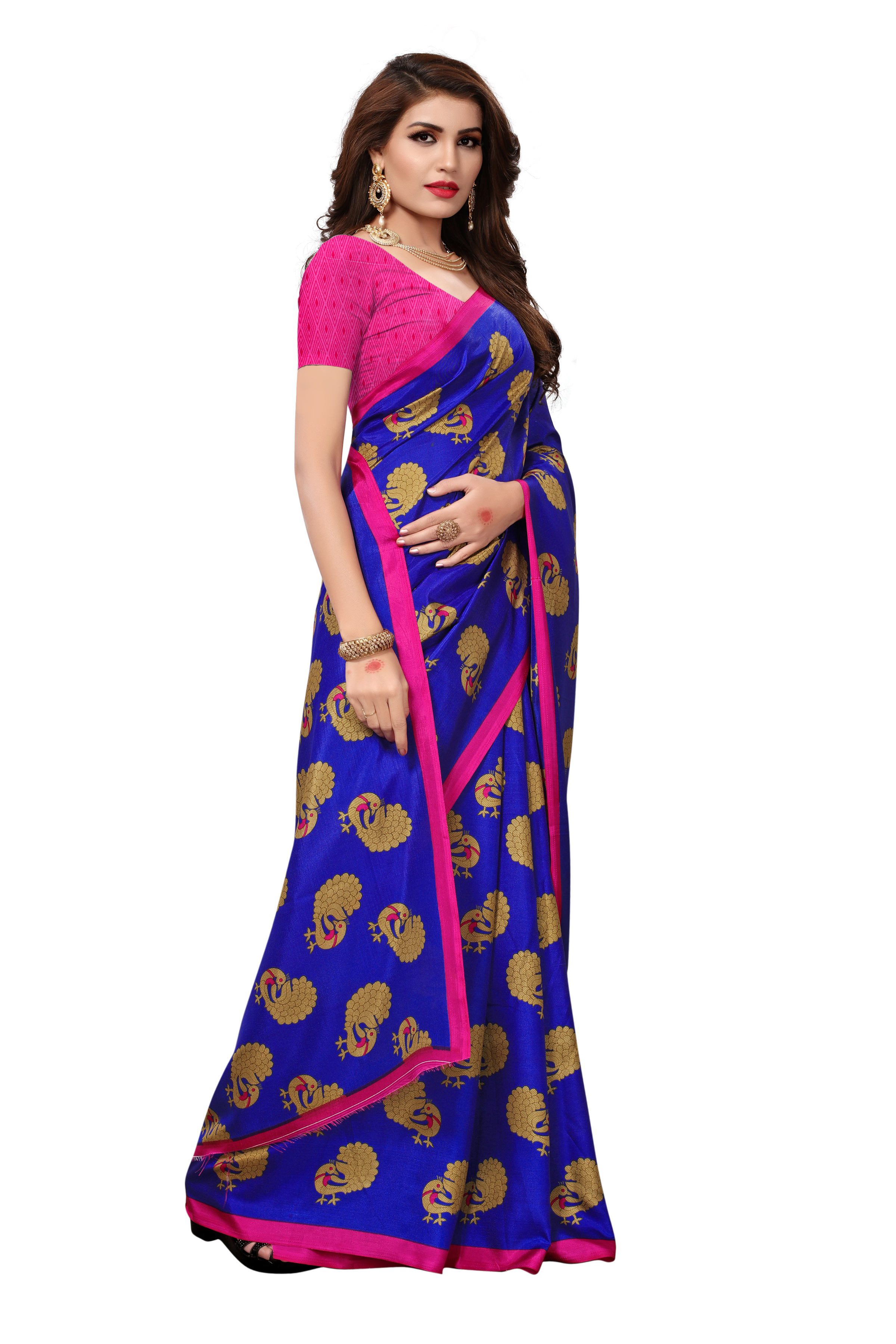 New Maalgudi Gopala Blue Saree