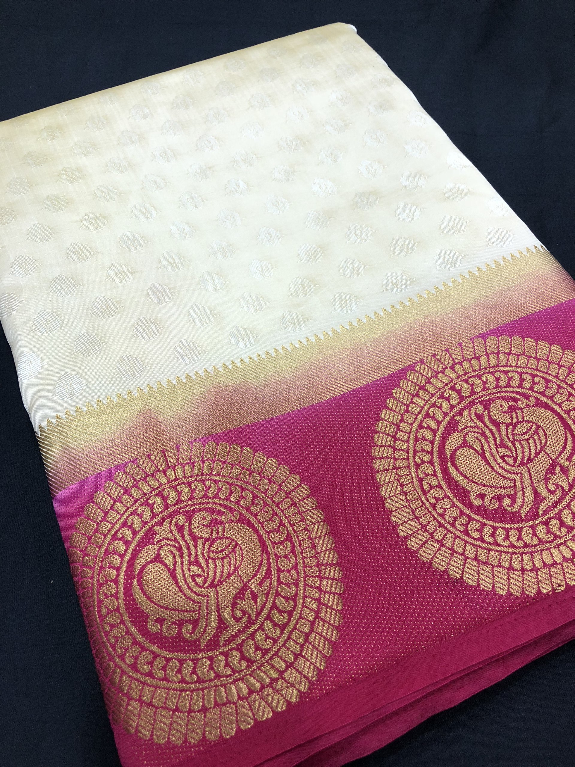 New Designer Kanjivaram Peacock Saree