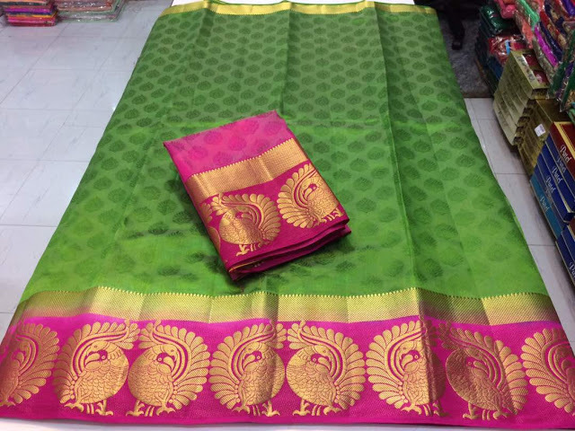 Latest New Kangivaram Twin More Design Saree .