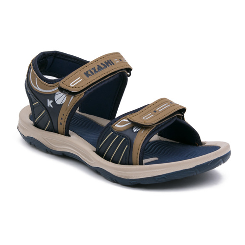 Casual Gents Sandal - Lightweight Flex Design, Buckle Type Closure, Eye-Catchy Color Combination, Versatile for Jeans and Trousers