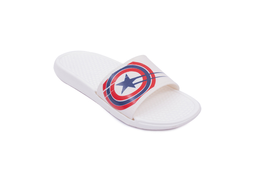 White Flipflop - Synthetic Rubber, Men's Slip-On, Waterproof | Highly Comfortable, Soft Texture, Stylish Design with Perfect Grip