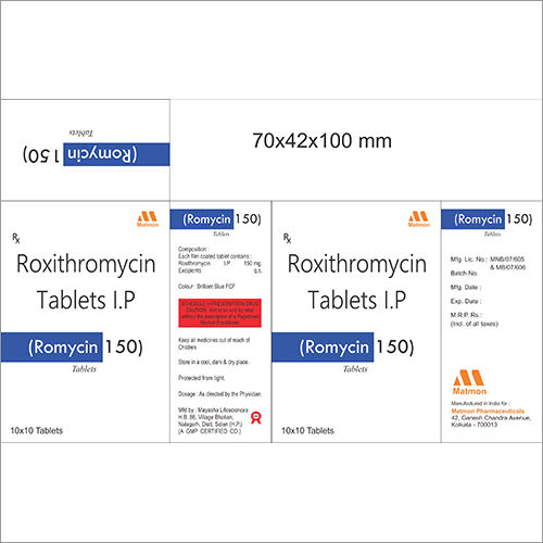 Roxithromycin Tablets 150 mg