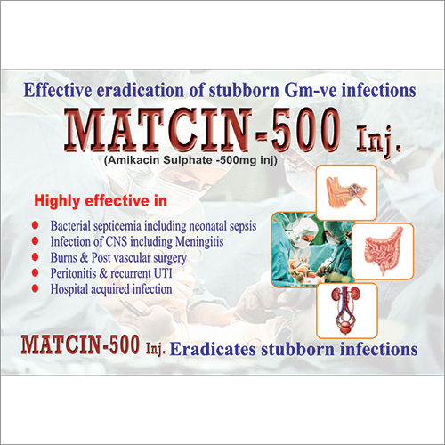 Amikacin Sulphate 500mg Injection