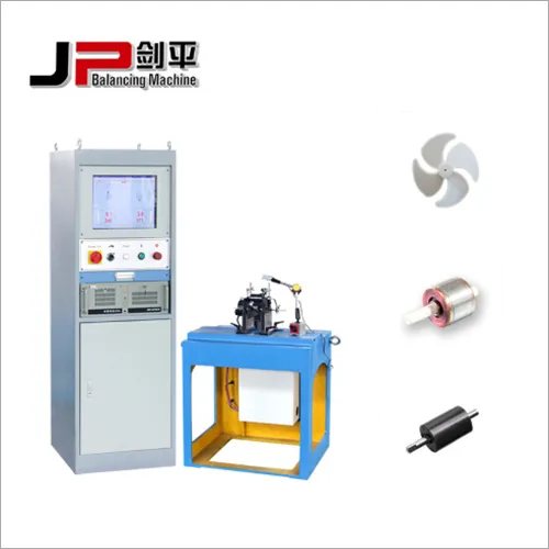 Motor Rotor Balancing Machine - Cast Iron Bed Max Mass 5 kg Max Diameter 300 mm | Durable Design Low Vibration Damping Permanent Calibration User-Friendly Interface