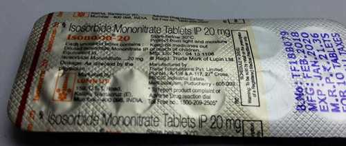 Isosorbide Monon Itrate Tablets General Medicines