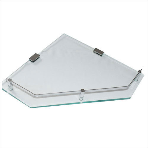 Kitchen Glass Corner Shelf