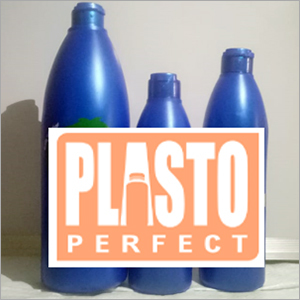 Blue Lubricating Plastic Oil Bottle