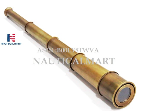 B00LY8TWVA Nautical Brass Spy Glass Telescope 18" Collectibles Victorian By Nautical Mart Inc.