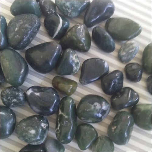 Dark Green Polished Pebbles