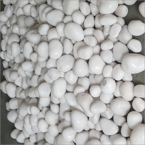 White Polished Natural Pebbles