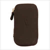 Leather Mobile Pouch - Leather, Smooth Texture, Modern Design | Lightweight, Customizable, Ideal For Documents And Credit Cards 