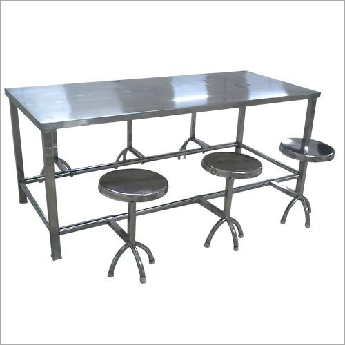 Steel Ss Dining Table