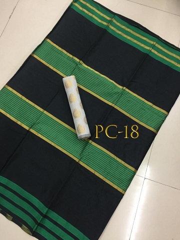 Fancy Top Dyed Saree With Double Blouse Piece