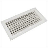 Double Louver White Grill