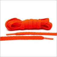 Orange Solid Color Shoe Laces