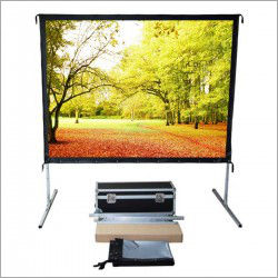 100 Inch Easy Fold Projector Screen Brightness: 3300 Ims