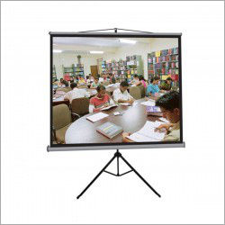 100 Inch Tripod Projector Screen Brightness: 3300 Ims