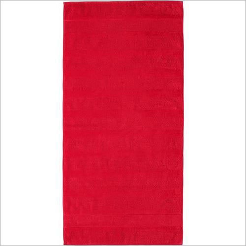 Red Jacquard Beach Towel