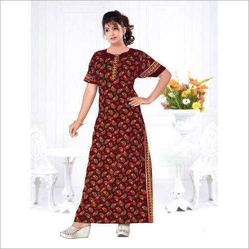 Ladies Printed Designer Nighty