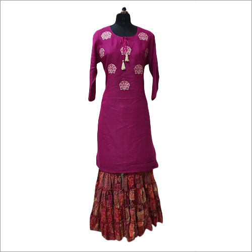 Ladies Palazzo Suit
