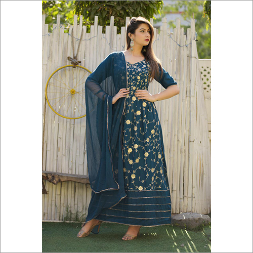 Ladies Designer Palazzo Suit