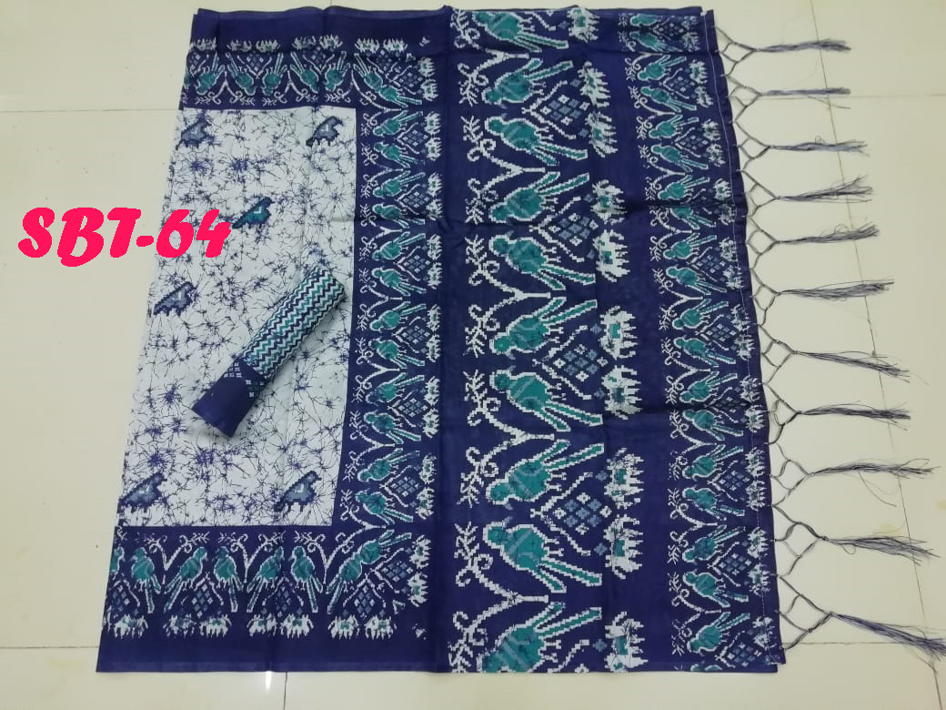 Art Silk Printed Saree With Jhalar