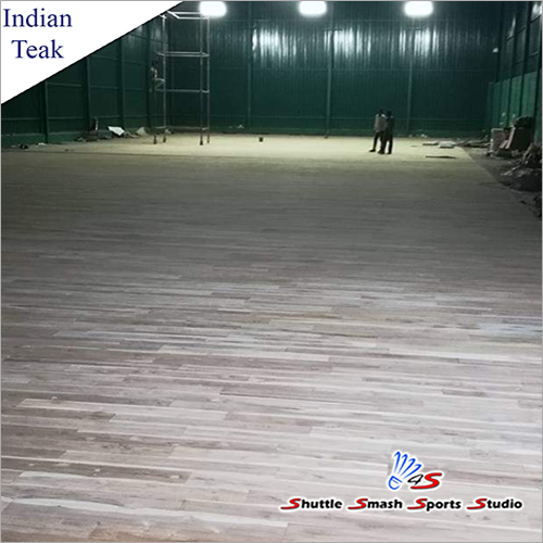 Indian Teak Sports Court Wooden Flooring