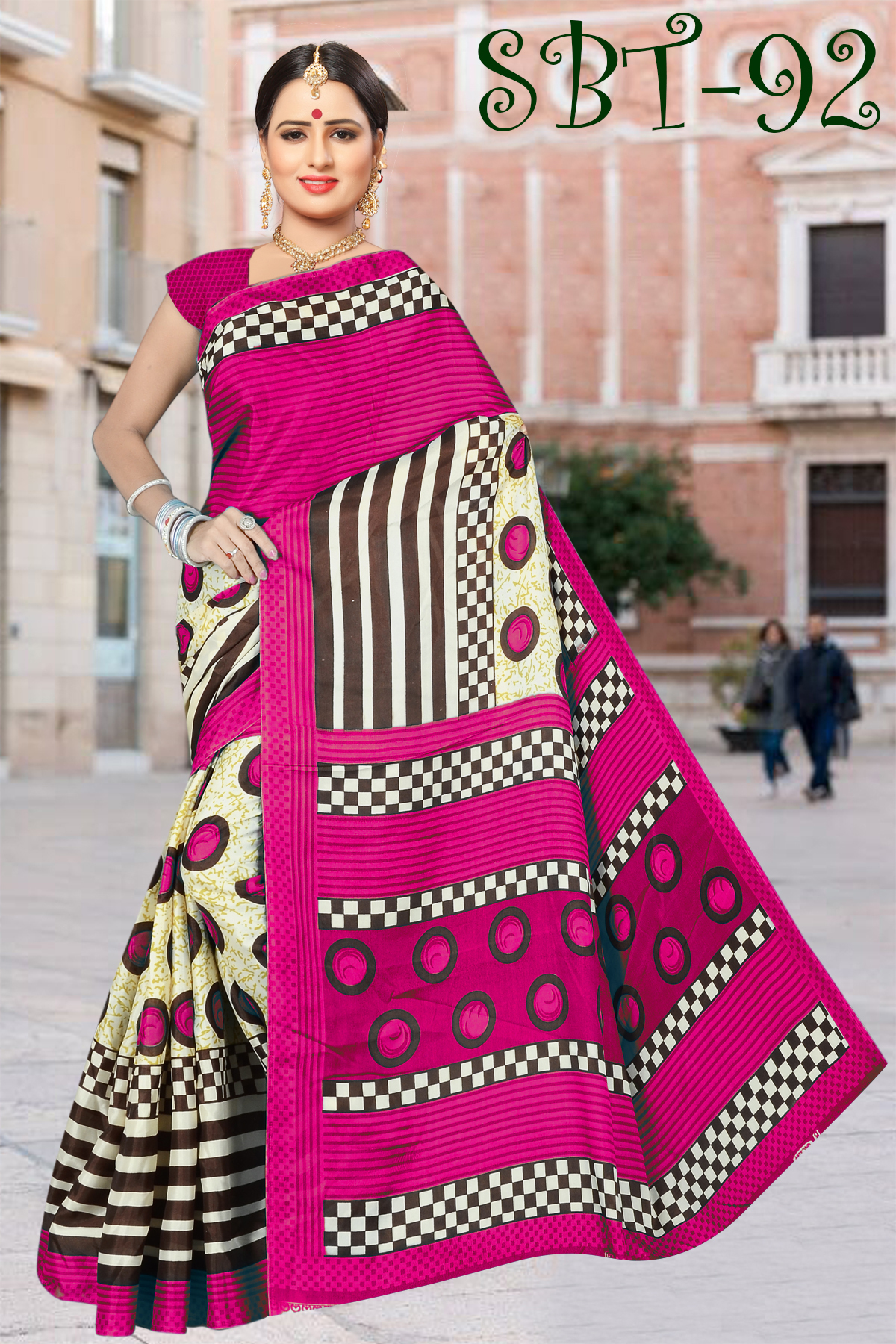 Light Weight Silk Saree With Running Blouse Piece