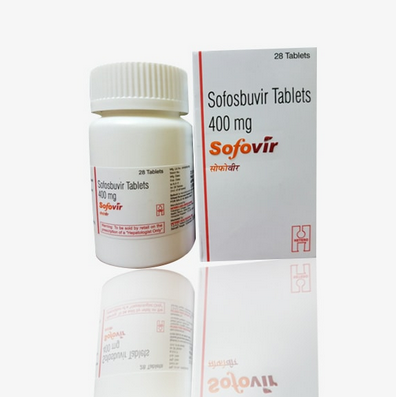 SOFOVIR - 400mg Tablet | Fixed-Dose Combination for Chronic Hepatitis C Treatment, Box of 28 Tablets