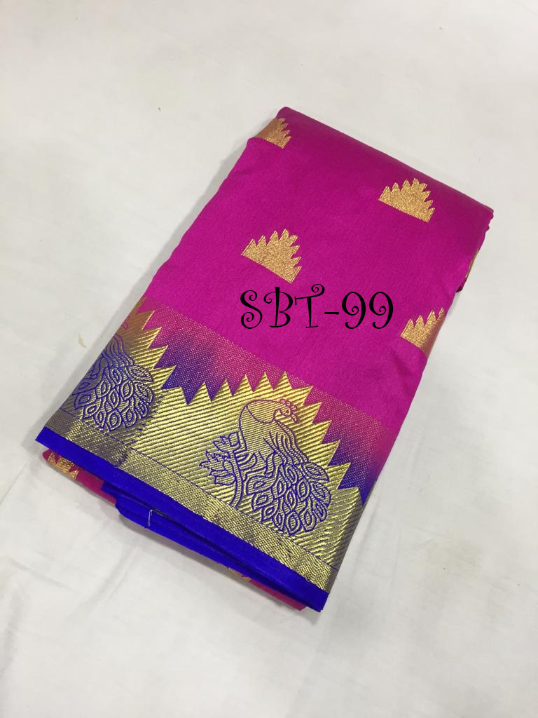 Kanchivaram Nylon Silk With Jacquard