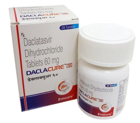 DACLACURE - 60mg Daclatasvir Tablets, Box of 28 | Active Ingredient for Hepatitis C Treatment