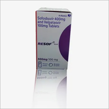 RESOF TOTAL - Velpatasvir 100mg and Sofosbuvir 400mg Tablets | 28-Count Box for Comprehensive Hepatitis Treatment