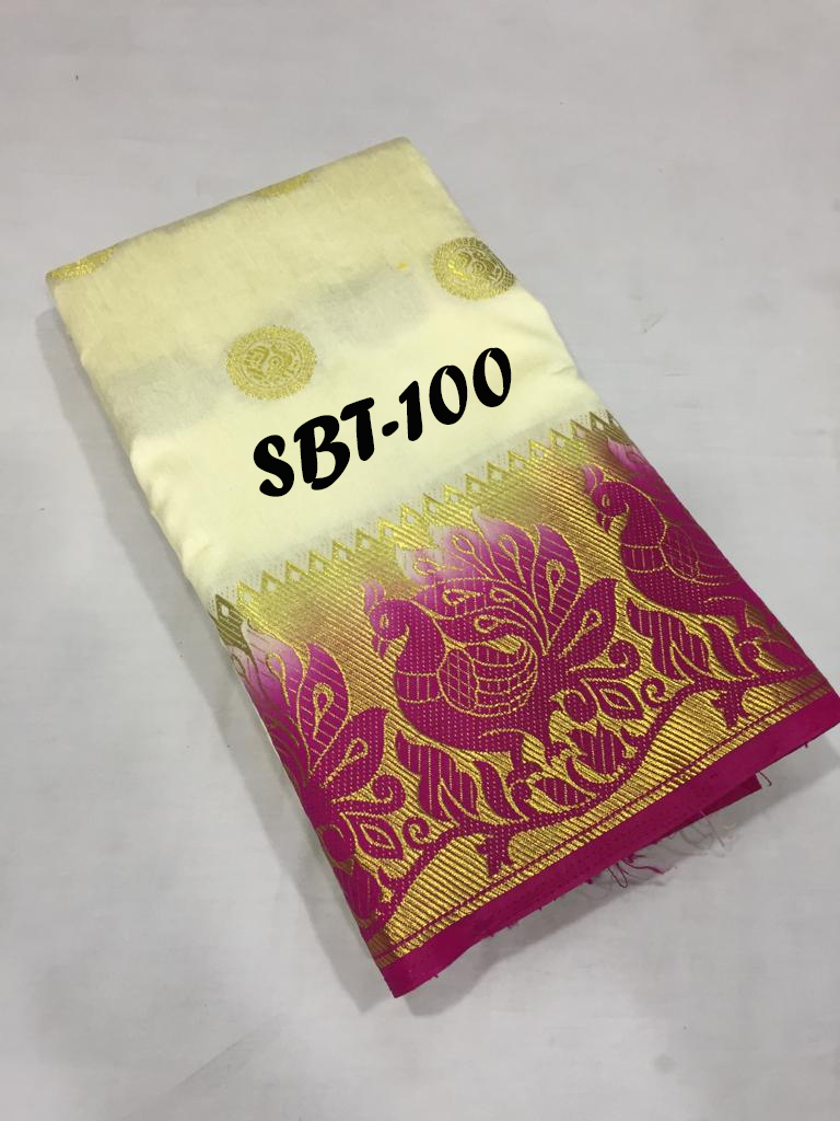 Presenting Peacock Border Kanchivaram Saree