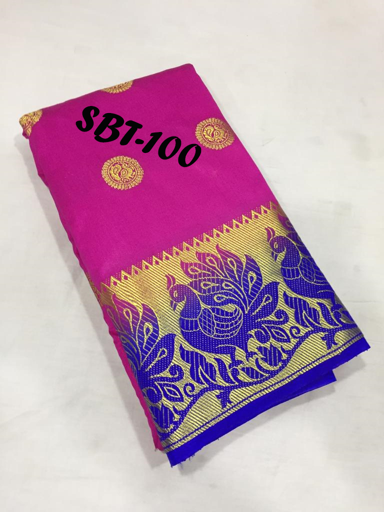 Presenting Peacock Border Kanchivaram Saree