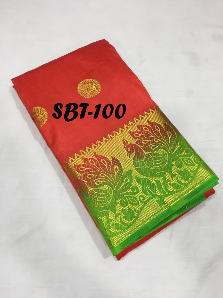 Presenting Peacock Border Kanchivaram Saree