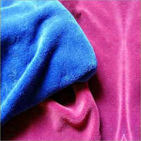 Pink And Blue Spun Fleece Fabric