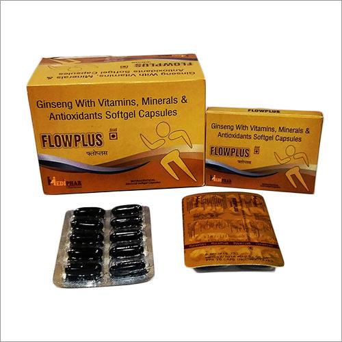 Ginseng Vitamins Antioxidants Softgel Capsule General Medicines