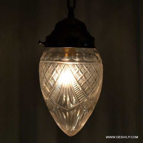 CUTTING GLASS WALL HANGING LAMP