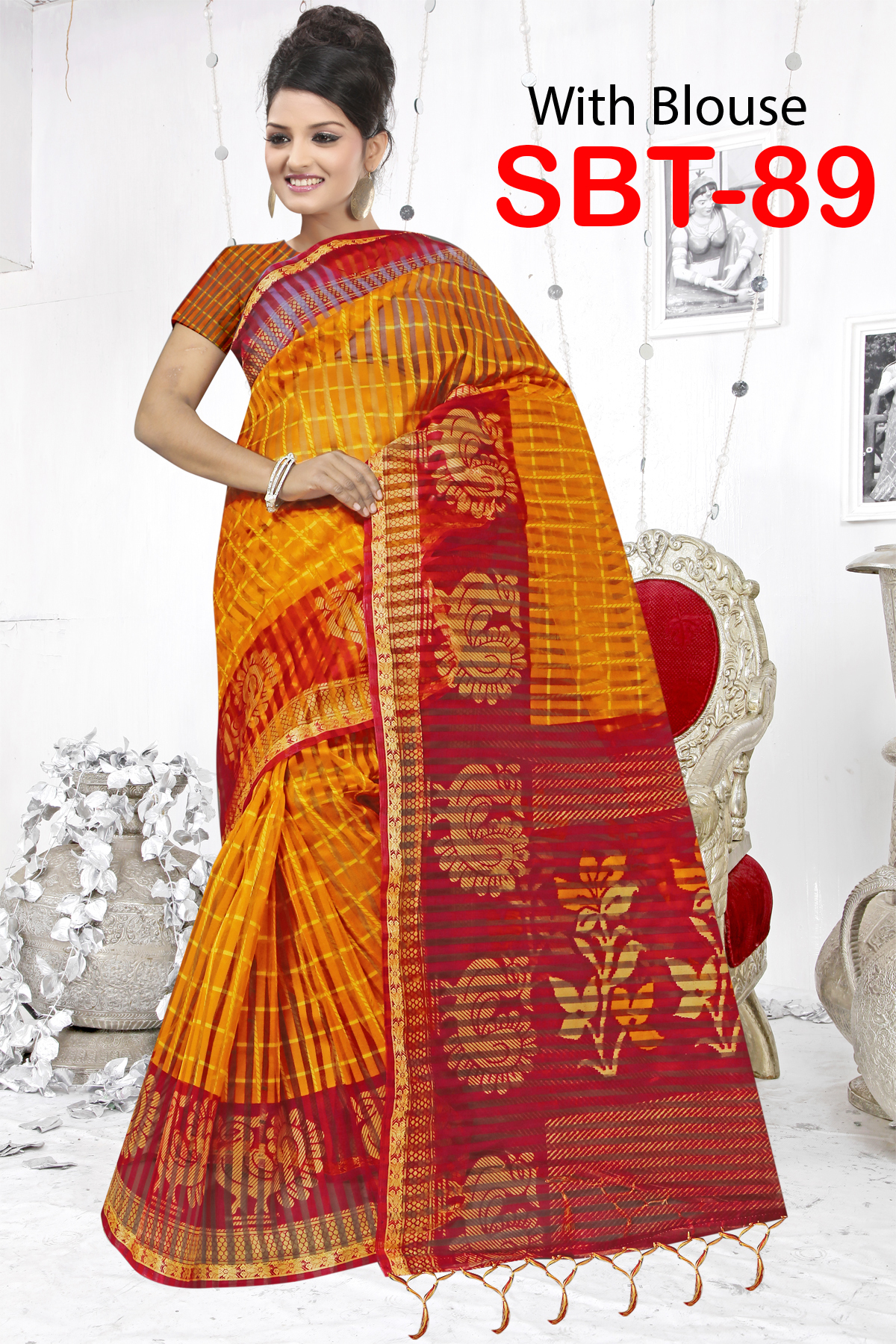 Saniya Patti Printed Saree