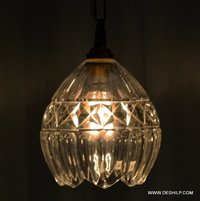 Small Crystal Hanging Lamp