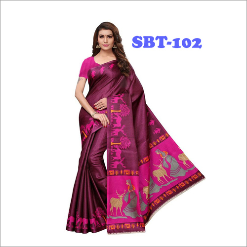Beautiful Deer & Women's Printed Saree.