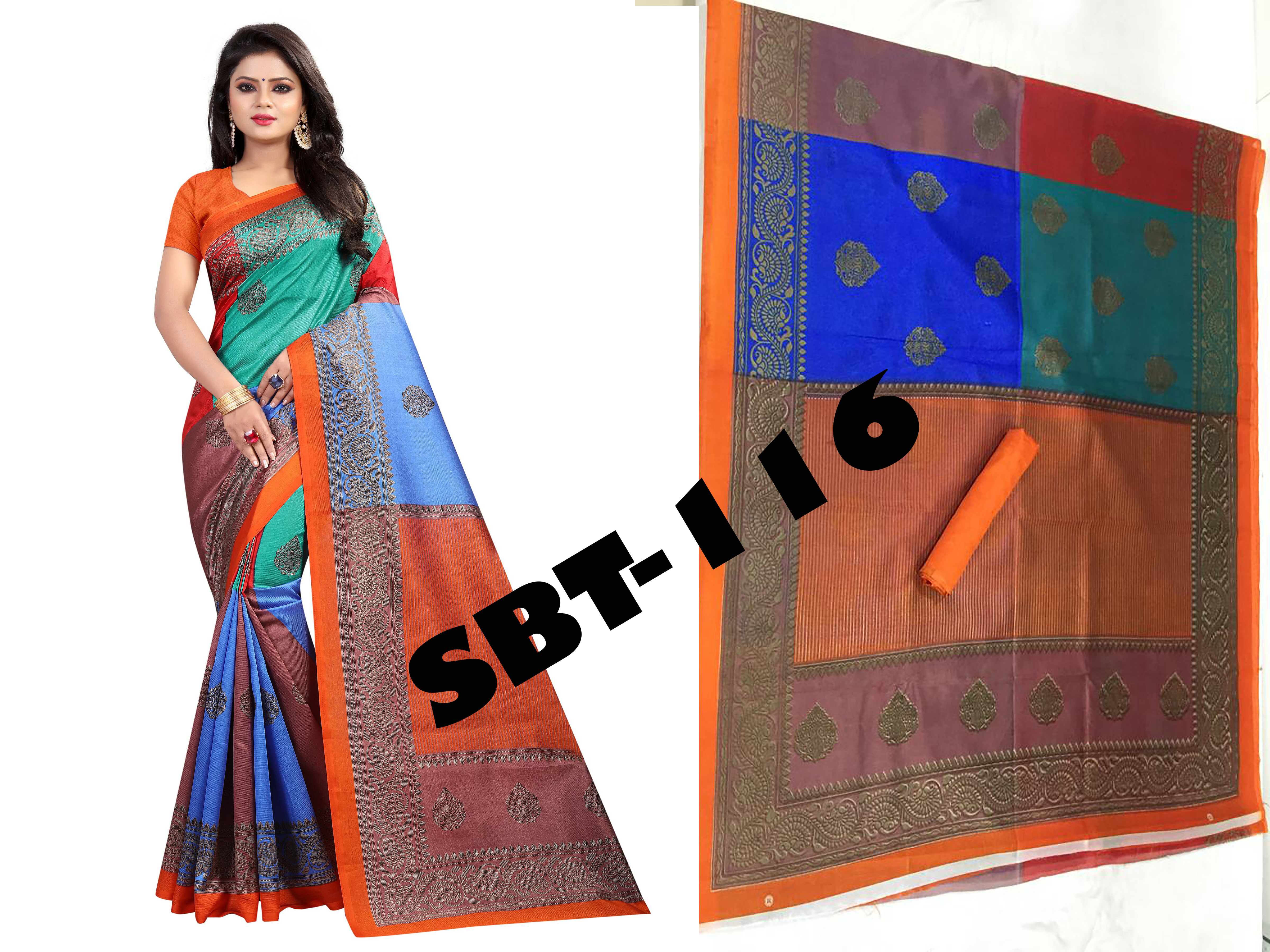 PRINTED ART SILK SAREE