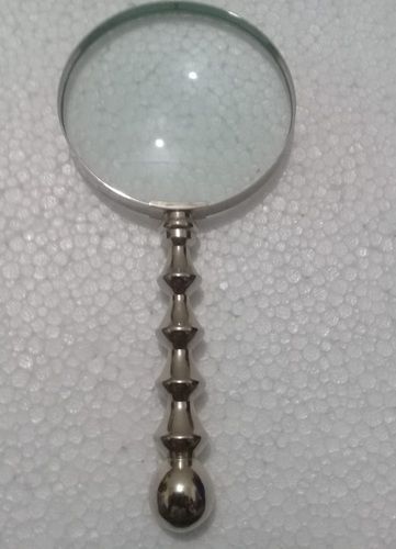 Polished Silver Magnifying Glass