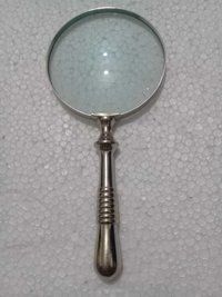 Polished Silver Magnifying Glass