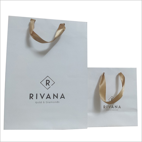 Jewellery Shopping Paper Bag Size: 16 L X 15.25 H X 6 W