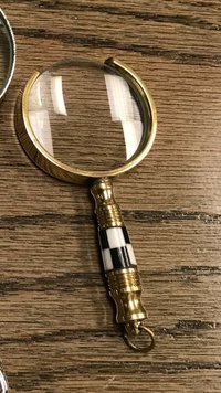 Global Brass Antiques Magnifying in Gold