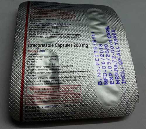 Itraconazole Capsules General Medicines