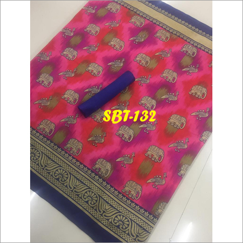 Printed Art Silk Saree