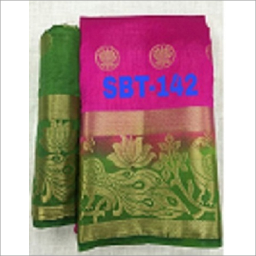 KANCHIVARAM FLOWER BUTTA SAREE